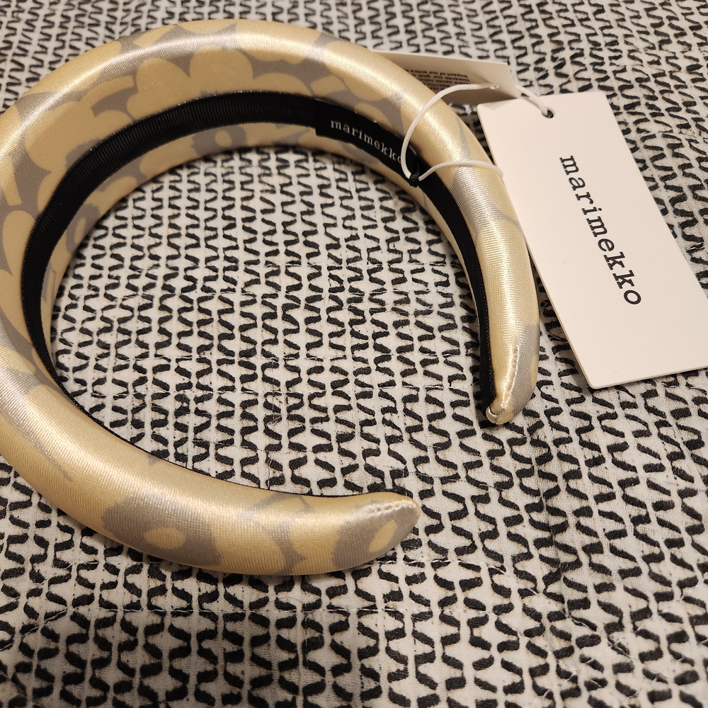 Marimekko Gold and Black Headbands